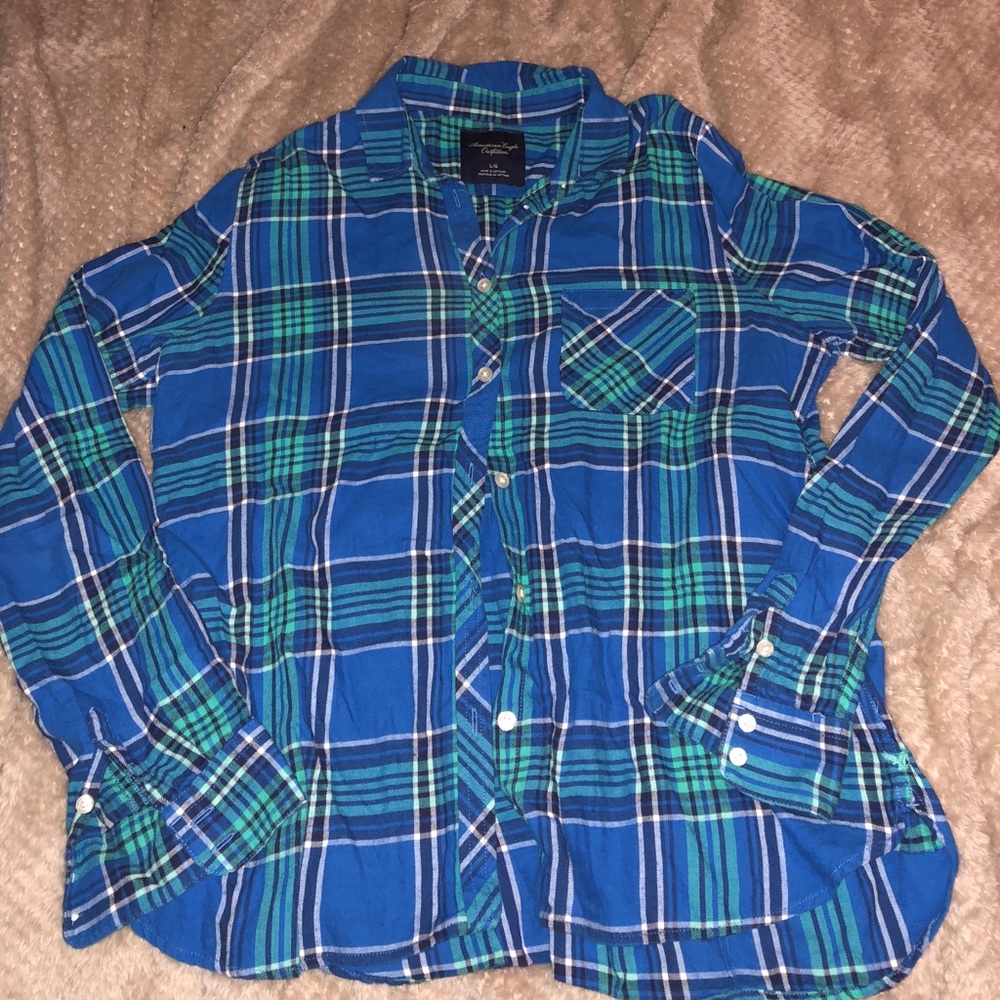 American eagle plaid shirt!